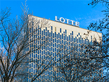 БЦ Lotte на Профсоюзной: Мойка фасадного остекления, ремонт стеклопакетов